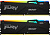   Kingston 64GB 5200MT/s DDR5 CL40 DIMM (Kit of 2) FURY Beast RGB (KF552C40BBAK2-64)