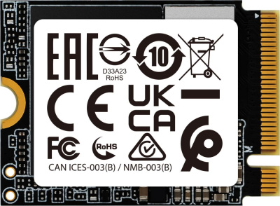 ������������� ���������� SSD ADATA M.2 512GB XPG GAMMIX S55 PCIe Gen4x4 with NVMe 5000/3000, 3D �LC NAND, 230TBW