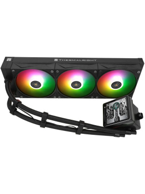 ������� �������� ���������� Thermalright Grand Vision 360 ARGB Soc-AM5/AM4/1151/1200/2066/2011/1700 ������ 4-pin 29.6dB Al LCD Ret (G-VISION-360-BL-ARGB)