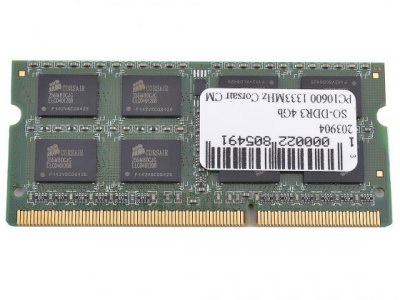     SO-DDR3 4Gb PC10600 1333MHz Corsair CMSO4GX3M1A1333C9