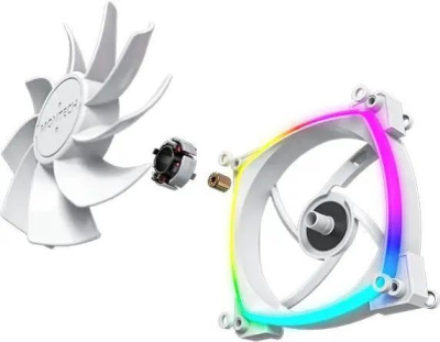 ���������� Montech RX120 ����������� ARGB 120x120x25mm ����� 4-pin 27dB 145gr Ret (RX120 PWM WHITE)