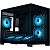 ������ XASTRA QW500M 6ARGB-C10-UC Black mATX/Aquarium/Screewless/ 6x120mm ARGB PWM FM fans/Argb+PWM HUB 10port/Type-C/ QW500M-6FM12A-C10-UC