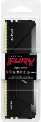  DDR4 32GB 2666MHz Kingston KF426C16BB2A/32 Fury Beast RGB RTL Gaming PC4-21300 CL16 DIMM 288-pin 1.2 dual rank   Ret