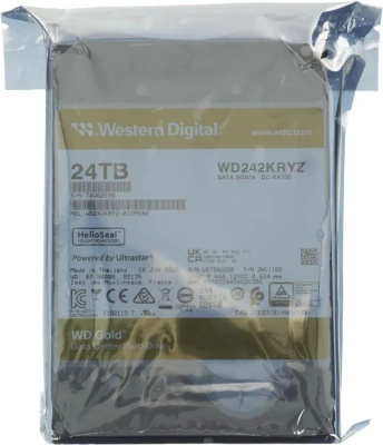 ������� ���� WD Gold WD242KRYZ, 24��, HDD, SATA III, 3.5"