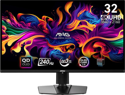������� MSI 31.5" MAG 321UPX QD-OLED 3840x2160, 0.03 ms, 240Hz, Black 9S6-3DD39T-032