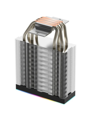 ����� XASTRA AR400 ARGB LGA1851/1700/1200/115X/AM5/AM4 (TDP 220W, 4 ����.������ , PWM FAN ARGB 120mm , top cover with ARGB led ) RET