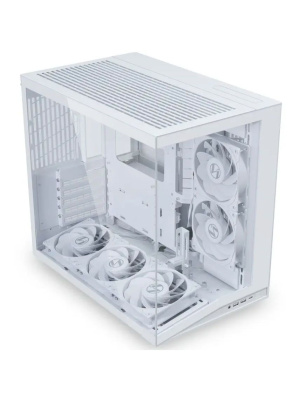 ������ Lian Li O11 Dynamic Mini V2 Flow / White / 5 x 120mm PWM Fan / Mid-Tower, TG / G99.O11DMIV2FW.R0