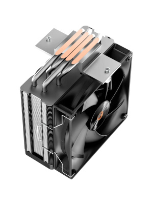 ����� Ocypus Delta A40 Elite BK (220W, 4-pin PWM, 156.7mm, Al/Cu, 4x6mm, 1x120mm, 73CFM, 29dBA, 2000RPM, S: 1851/1700/1200/115X, AM5/AM4, black)
