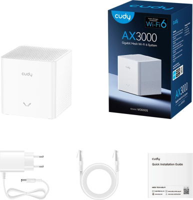 ������������� CUDY M3000S(1-Pack) AX3000 Wi-Fi 6 Mesh Solution