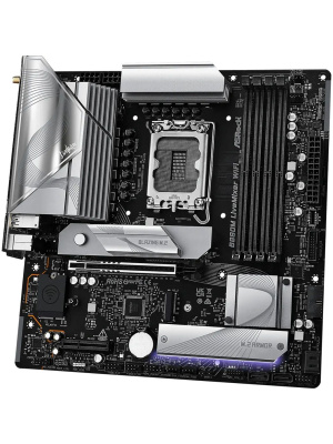 ����������� ����� ASROCK B860M LIVEMIXER WIFI, LGA1851, B860, 4*DDR5, 4*SATA, 3*M.2, 6*USB 3.2, 6*USB 2.0, Type-C, 2*PCIx16, 1*M.2 (Key E), HDMI, mATX