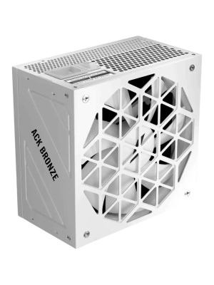 ���� ������� 1STPLAYER ACK BRONZE 750W White / ATX 3.1, PCIe 5.1, APFC, 80 PLUS Bronze, Double Forward, full Teapo caps, 140mm fan, non-modular / HA-750AA2-WH