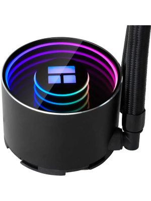 ��� Thermalright Frozen Notte 240 Black Argb V2 (240mm, Black, ARGB/ Fans: 2x120mm, 72.37CFM, 27.7dBA, 2000RPM/ Pump height 54mm, 28dBA, 5300RPM, Rad thickness 27mm/ S: 1200, 1700, 1851, 2011, 2066, 115X, AM2, AM2+, AM3, AM3+, AM4, AM5, FM1, FM2, FM2+)