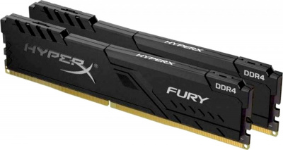   16Gb 2400MHz DDR4 Kingston HyperX Fury (HX424C15FB3K2/16) (2x8Gb KIT)