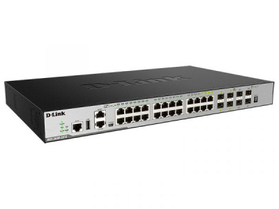 ����������� ����������� ���������� D-Link DGS-3630-28TC/A2ASI 3 ������ � 20 ������� 10/100/1000Base-T, 4 �����‑������� 100/1000Base-T/SFP � 4 ������� 10GBase-X SFP+ � ����������� ������������ Standard Image (SI)