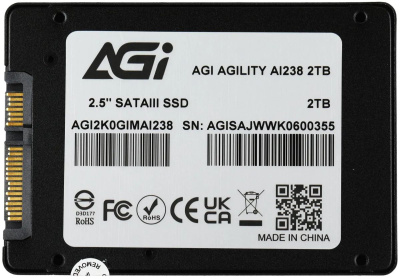 ���������� SSD AGi SATA-III 2TB AGI2K0GIMAI238-CB AI238 2.5"