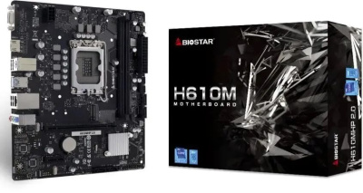 ����������� ����� Biostar H610MHP 2.0, LGA 1700, Intel H610, mATX, Ret