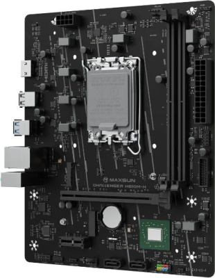 ����������� ����� Maxsun Challenger H610M-H, H610, LGA1700, mATX, Ret