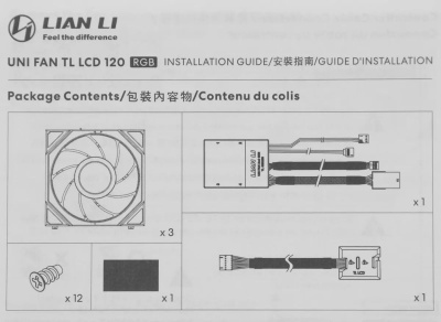 ���������� ��� ������� Lian-Li Uni Fan TL LCD 120 LCD ARGB 120�120x28 ������ 7-pin 27�� (����.:3��) (G99.12TLLCD3B.00) Ret