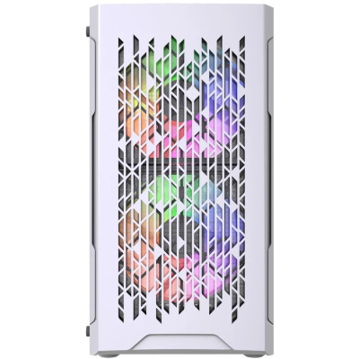 ������ Powercase Mistral Micro D3W ARGB V2, Tempered Glass, 2x 140mm ARGB PWM+1x 120mm ARGB PWM, �����, mATX  (CMMDW-A3-V2)