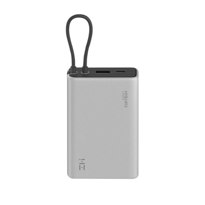 ������� ����������� ZMI 10000mAh Powerbank with build-in Charging Cable P17 Gray
