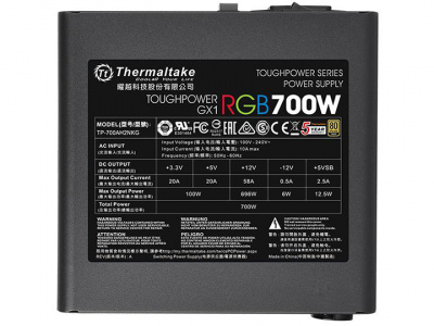   Thermaltake Toughpower GX1 RGB 700W Gold PS-TPD-0700NHFAGE-1