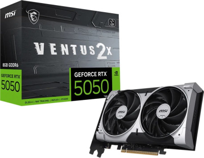 ���������� MSI NVIDIA GeForce RTX 5050 8Gb (RTX 5050 8G VENTUS 2X), Ret