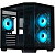 ������ XASTRA QT400M 3ARGB-C6-AC Black mATX/Aquarium/Screewless/3x120mm ARGB PWM FM fans/Argb+PWM HUB 6port/Type-C+USB3.0 (1 USB3.0 ������)/QT400M-3FM12A-C6-AC