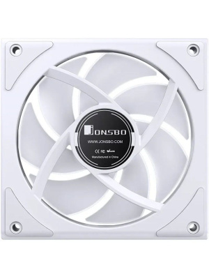 �������� ������������ (3 ��) JONSBO ZK-120W(3 in 1) White 120�120�25�� (ARGB LED, 800-2200��/���, �����) Retail