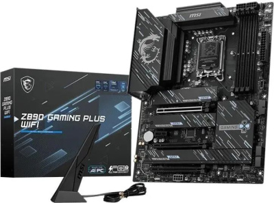 ����������� ����� MSI Z890 GAMING PLUS WIFI, Socket-1851, Intel Z890, ATX, Ret