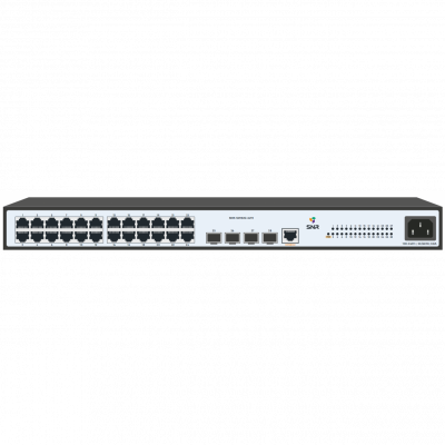 ����������� ���������� ������ 2 SNR SNR-S2982G-24TE, 24 ����� 10/100/1000Base-T � 4 ����� 100/1000BASE-X (SFP)