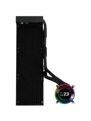 ������� �������� ���������� Lian Li HydroShift II LCD-C 360N (GHS2LCD36B BLACK) /  W/O Fans / G89.GHS2LCD36B.R0