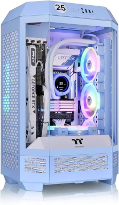 ������ miniITX Thermaltake The Tower 300 Hydrangea, Micro-Tower, ��� ��, ������� ca-1y4-00sfwn-00
