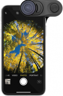    Olloclip Fisheye + Super-Wide + Macro  iPhone XS Max OC-0000315-EA