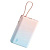    ZMI 10000mAh Powerbank with build-in Charging Cable color P17 Pink