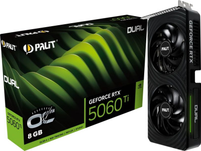 ���������� Palit NVIDIA GeForce RTX 5060 Ti Dual OC 8Gb (NE7506TT19P1-GB2062D)