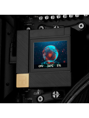 ��� Thermalright Core Matrix 360 Vision (360mm, LED, Black, ARGB/ Fans: 3x120mm, 68.9CFM, 28.2dBA, 2000RPM/ Pump height 64.4mm, Rad thickness 27mm/ S: 1700, 1200, 1851, 115X, AM5, AM4)