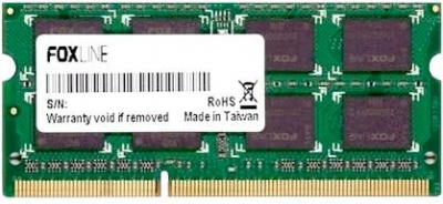 ����������� ������ 8Gb DDR4 3200MHz Foxline SO-DIMM (FL3200D4S22-8G)