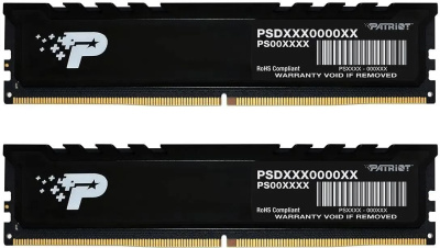 ������ DDR5 2x32GB 4800MHz Patriot PSP564G4800KH1 Signature Premium RTL PC5-38400 CL40 DIMM 288-pin 1.1� kit single rank Ret