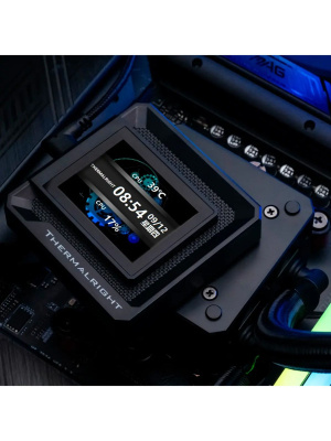 ������� �������� ���������� Thermalright Frozen Warframe SE 360 ARGB Soc-AM5/AM4/1151/1200/2066/2011/1700 ������ 4-pin 29.6dB Al LCD Ret (F-WFRAME-SE-360-BL-ARGB)