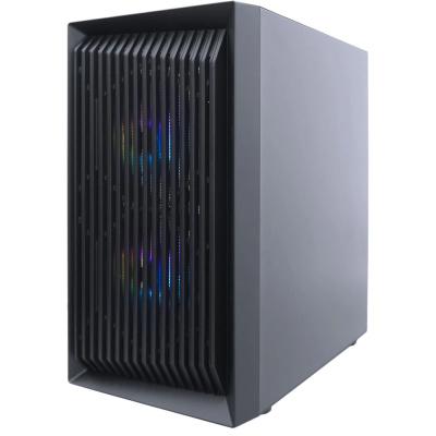 ������ 1STPLAYER BLACK.SIR BS-2 ARGB Black / mATX / 3x120mm ARGB fans / BS-2-BK-3F7