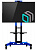 Мобильная стойка ONKRON TS1551 BLUE на 1 ТВ, 40-70"