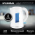 Чайник Hyundai HYK-P2407 белый/голубой Чайник Hyundai HYK-P2407 белый/голубой