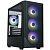 ������ XASTRA  A401M 4ARGB-V2 Black mATX/Mesh /ScrewlessTG+mesh panel/ 4x120mm ARGB PWM FC fans/ A401M-V2-4FC12A