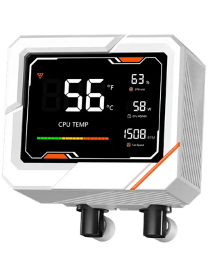 ������� �������� ���������� PcCooler GT360 Digital WH Soc-AM5/AM4/1200/1700/1851 ����� 4-pin 38.6dB Al LCD 310W Ret (GT360-WHAWXX-GL)