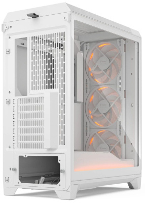 ������ �� ��� �� Fractal Design Meshify 3 XL White Ambience Pro RGB TG Clear Tint, Full-Tower, White (FD-C-MES3X-05)