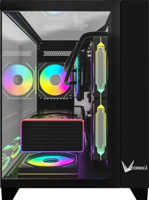 ������ Formula Crystal Z9ML Floe ������ ��� �� mATX 4x120mm 2xUSB3.0 audio bott PSU