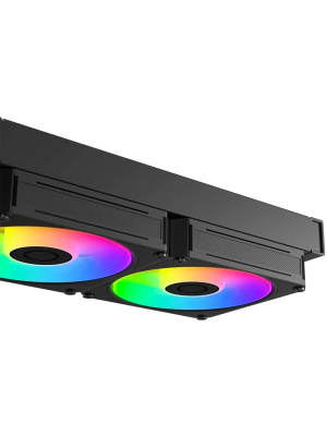 �������� �������� ���������� ID-COOLING SL240 V2 LGA1954/1851/1700/1200/115X/AM5/AM4 (TDP 300W, PWM, LCD Display, DUAL ARGB FAN 120mm) RET