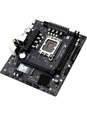 ����������� ����� MAXSUN MS-Challenger B760M-H WIFI, LGA1700, B760, 2*DDR4, 2*SATA3, 2*M.2,  USB 3.2, USB 2.0, 1*PCIEx16, 1*PCIEx1, DP+HDMI,  mATX