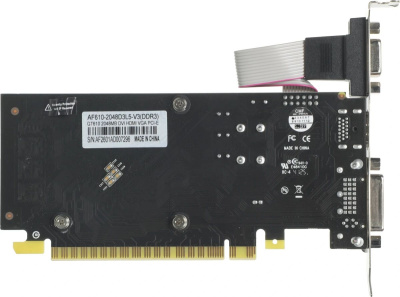 ���������� Afox NVIDIA GeForce GT 610 2GB R3, Low Profile, Ret (AF610-2048D3L5-V3)