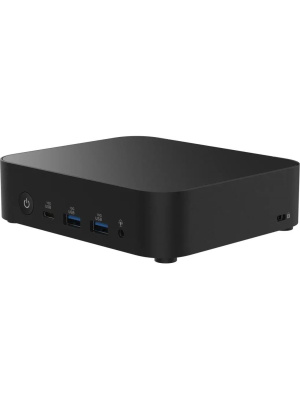 ��������� ASUS NUC 14 Essential Slim PC Kit, Intel N150/����������� DDR5/����������� SSD/Intel Graphics/��� ��, ������ (90AR00M2-M000F0)